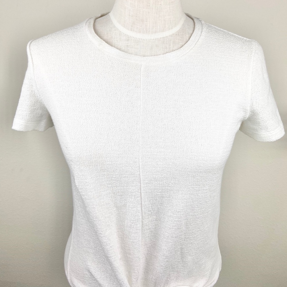 Madewell Tie-Front Marin Sweater Tee - Picture 4 of 6